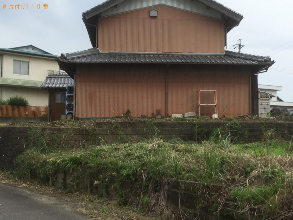 トラクターの回収・処分と庭木の伐採作業ご依頼 お客様の声
